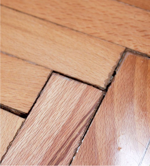 Wood Floor Gap Filling