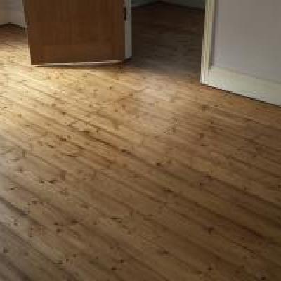 Pine Floorboards Sandind in Essex